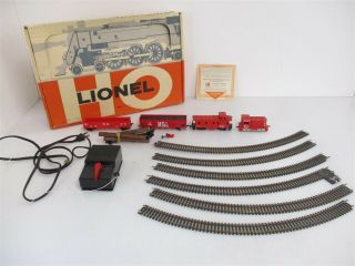 Vintage 1960s Lionel Ho Scale Train Set No.  14113 Husky Freight W/ Track