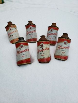 Hauenstein Cone Top Beer Cans 6 Brought To You From The Great White North Mn