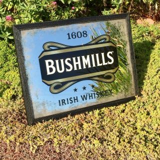 Bushmills Irish Whiskey Beer Bar Pub Man Cave Mirror