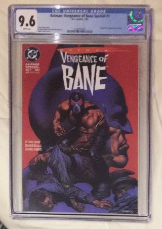 Vengeance Of Bane 1 Cgc 9.  6 Wp Nm/mt Dc Comics 1993 1st App Batman 1st Print