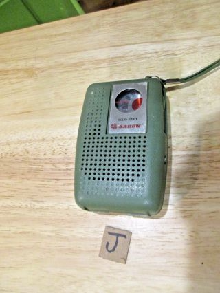 Solid State Transistor Am Radio - Aro - Arrow Pocket Radio