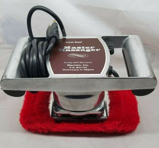 Vtg Master Massager Variable Speed Morfam With Pad
