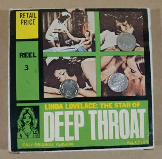 Vintage Linda Lovelace " Deep Throat " 8mm Film Stag Adult Xxx Maat