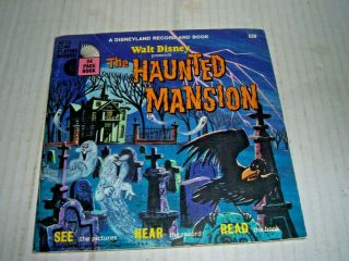Walt Disney The Haunted Mansion 33 1/3 Record & Book (1970) Vista Records