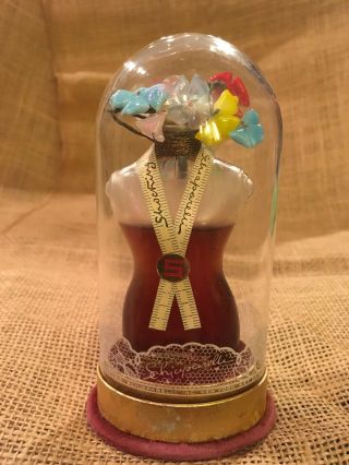 Vintage Schiaparelli Shocking Perfume With Glass Dome