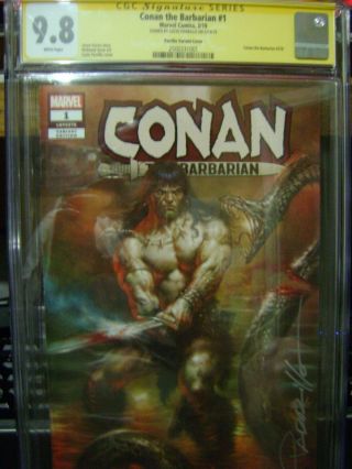 Conan The Barbarian 1 Lgy 276 Lucio Parillo Signed Variant Cgc Ss 9.  8 Lmt 3000