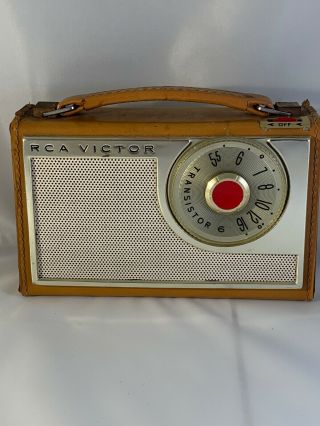 Vintage Rca Victor Radio Transistor Am Deluxe Radio