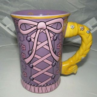 Disney Parks Signature Purple Rapunzel Tangled Dress 10 Oz Beverage Mug