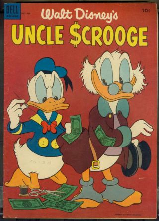 Uncle Scrooge 4,  1954,  Dell Comics