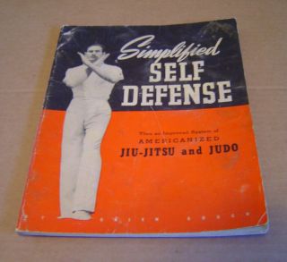 Vintage 1943 Simolifies Self Defense Galen Gough Americanized Jiu - Jitsu & Judo