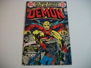 The Demon 1 - 16 Complete Fn/vf - Vf Avg Jack Kirby Mike Royer Merlin Klarion 1972