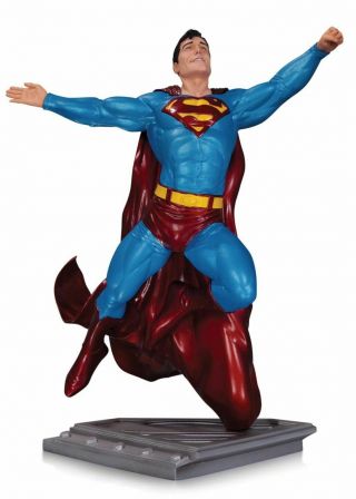Dc Comics Superman Man Of Steel Statue By Gary Frank - Factory