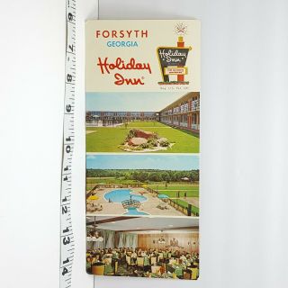 Vintage Postcard Holiday Inn Forsyth Georgia Oversized
