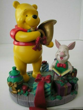 Disney - Winnie The Pooh And Piglet Resin Stocking Holder - Season Of Song