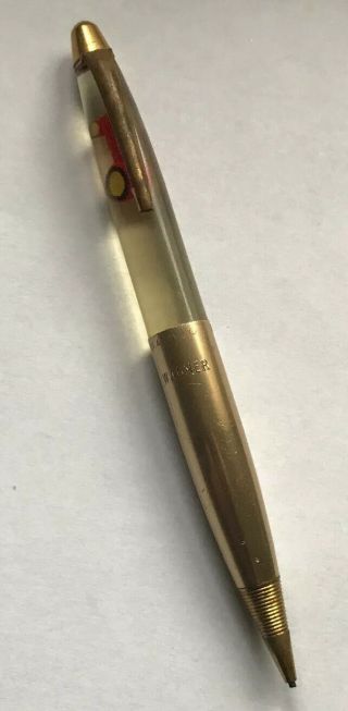 Massey Harris FLOATING TRACTOR Mechanical Pencil ENGRAVED G.  WAGNER 3