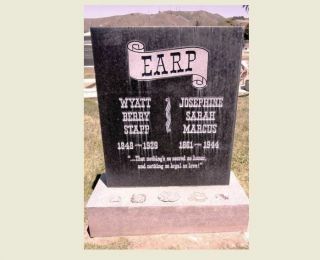Wyatt Earp Tombstone Photo Gunfighter Ok Corral Sheriff Us Marshal Grave