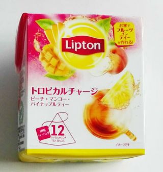 Lipton Fruits Tea Peach Mango Pineapple 12 Tea Bags In Japan