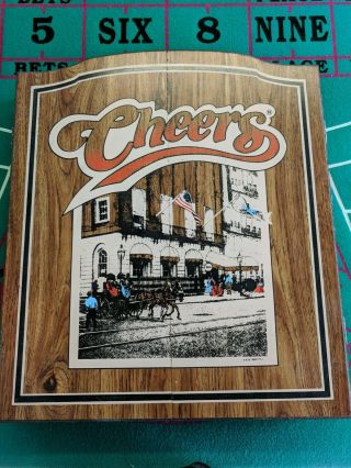 Vintage Cheers Dart Board 1989 - With Board In.