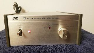 Vintage Jvc Model 4dd - 5 Cd - 4 Disc Demodulator 4 Channel Record Made In Japan