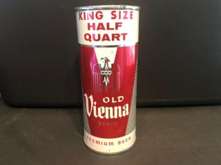 Old Vienna 16oz Flat Top Beer Can
