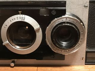 Vintage Stereo Realist 35 MM Camera F:3.  5 David White Lens - WORK 3
