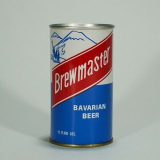 Brewmaster Bavarian Beer Pull Tab Can Maier Brewing La Ca Mountains 45 - 35 - Sharp