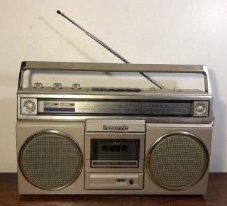 Vintage Panasonic Rx 5010 Boombox Am Fm Cassette Player Radio
