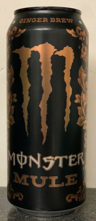 Monster Mule Energy Drink 16 Fl Oz Full Can Ginger Brew Buy It