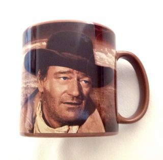John Wayne Brown Coffee Mug Cup " A Man 