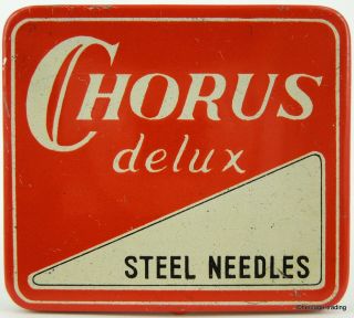Chorus Brand Gramophone Needle Tin.
