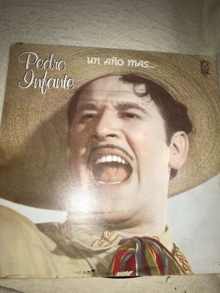 Pedro Infante Un Año Mas Lp Spanish Mexico Ranchero 12 " Both Albums 1988