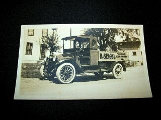 Vintage Photograph of a Delivery Truck / Furniture Co.  / H.  SEIGEL 3
