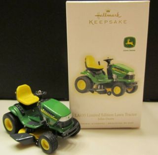 2009 Hallmark John Deere La135 Limited Edition Lawn Tractor Ornament