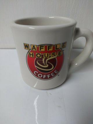 Waffle House 50th Anniversary Heavy Porcelain Coffee Tea Cup Mug Restaurant Ware