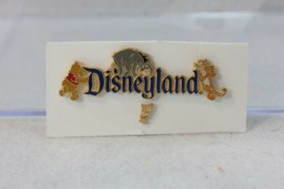 Disney Dlr 2 Pin Set Disneyland Winnie The Pooh Eeyore Tigger Piglet Mini
