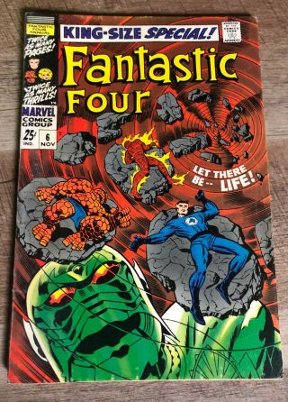 Fantastic Four Annual 6 (nov 1968,  Marvel) 1st Annihilus & Franklin Richards Fn