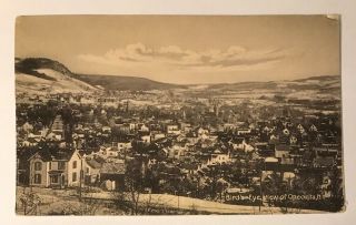 Oneonta York Ny Postcard 1906 Bird’s Eye View