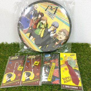 Japan Anime Game Persona 4 Can Plate Stand Bookmarker Strap Bag Charm L15