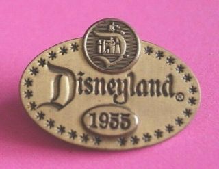 Disneyland Cast Member Exclusive 1955 Pin Badge