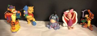 Disney Christmas Ornament 5 Piece Set Winnie The Pooh