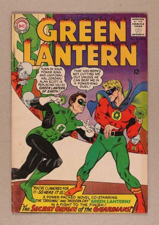 Green Lantern 40 Vg - 3.  5 1965 1st Silver Age App.  Of Golden Age Green Lantern