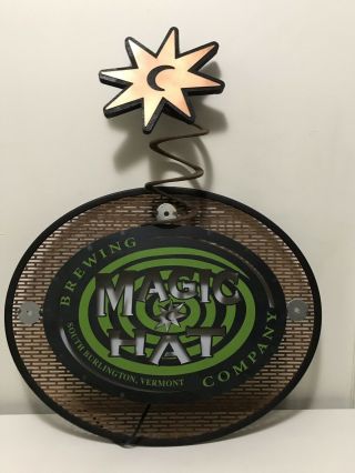 Magic Hat Brewing Company Metal Beer Lighted Sign - Light Vermont 3d 21”x27”