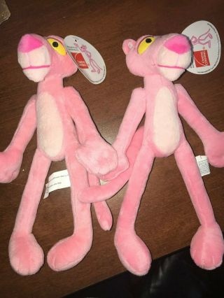 The Pink Panther Plush Toy 10.  5 " Stuffed Animal Owens Corning Vintage Nwt