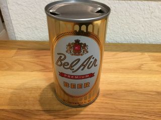 Bel Air Beer (35 - 38) Empty Flat Top Beer Can By Horlacher,  Allentown,  Pa