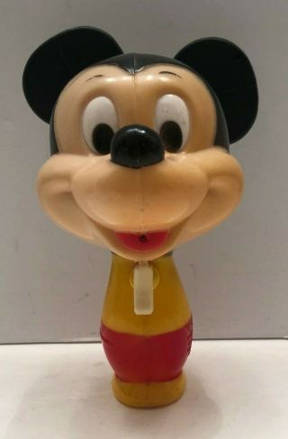 Vintage Mickey Mouse Squirt Gun Toy Walt Disney Durham 1960 