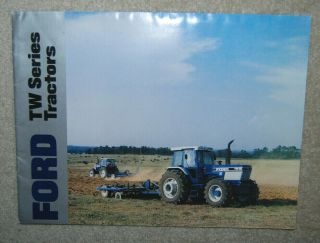 Ford Holland Farm Tw Series Tractor Sales Dealer Brochure