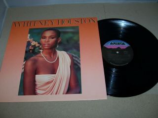 Whitney Houston Self Titled 1985 R&b 12 " Lp 33 Rpm,  Arista Al 8 - 8212 (nm)