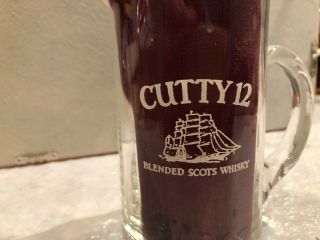 Cutty 12 Blended Scots Whiskey Clear Pub Jug/pitcher V