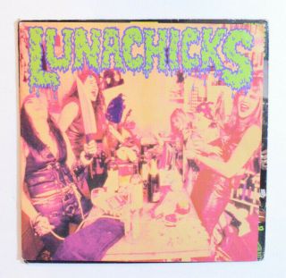 PUNK LP - LUNACHICKS - BABYSITTERS ON ACID w/ Booklet 1990 Blast First UK 3