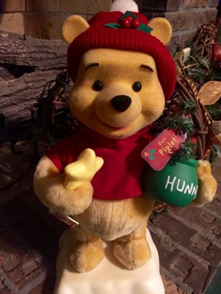 Disney Winnie The Pooh Animated Christmas Display Figure 17” Hunny For Piglet 2